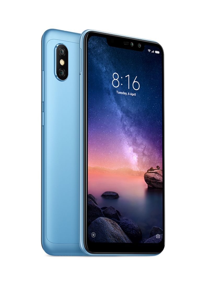 Redmi Note 6 Pro Dual SIM Blue 4GB RAM 64GB 4G LTE